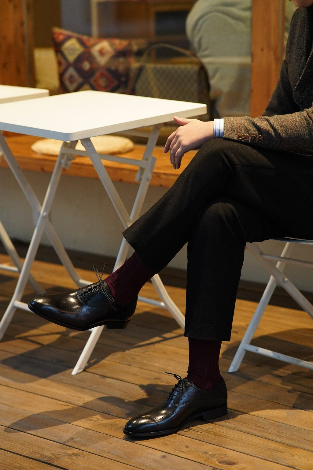 Brown Patina Luxury Italian Cut Oxford Shoes | LUXE & CRAFT