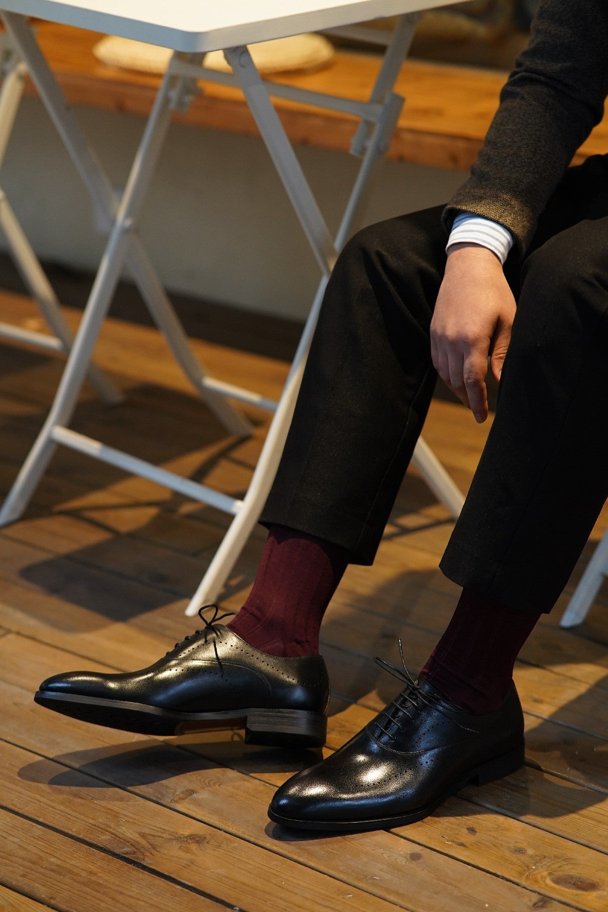 Brown Patina Luxury Italian Cut Oxford Shoes | LUXE & CRAFT