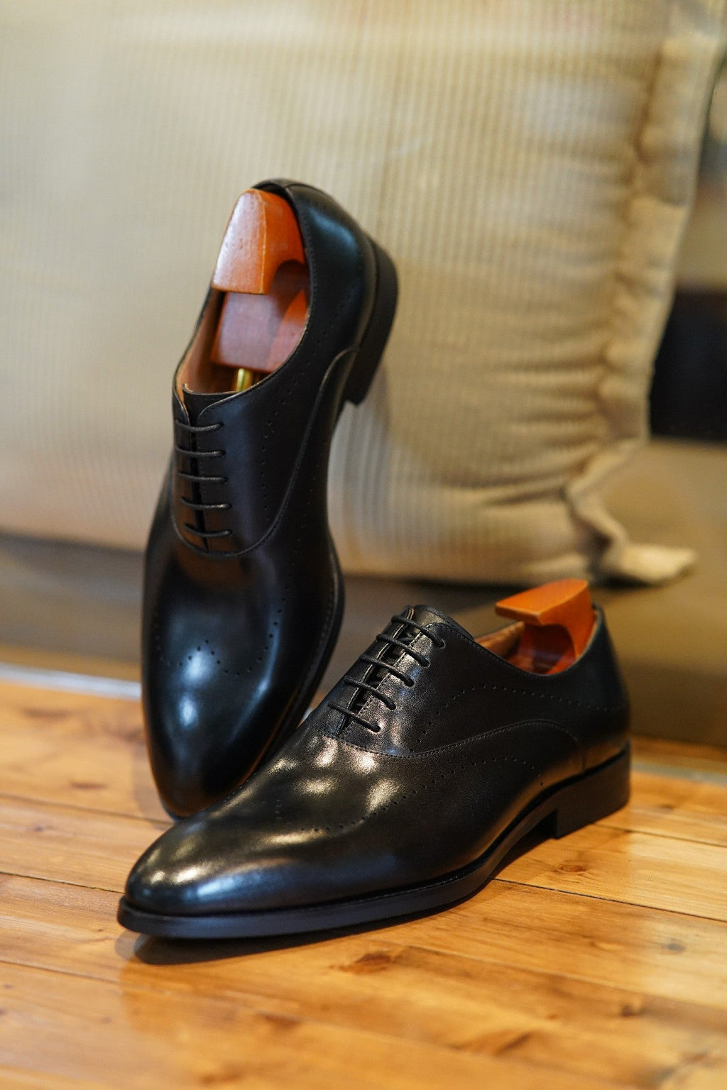 Brown Patina Luxury Italian Cut Oxford Shoes | LUXE & CRAFT