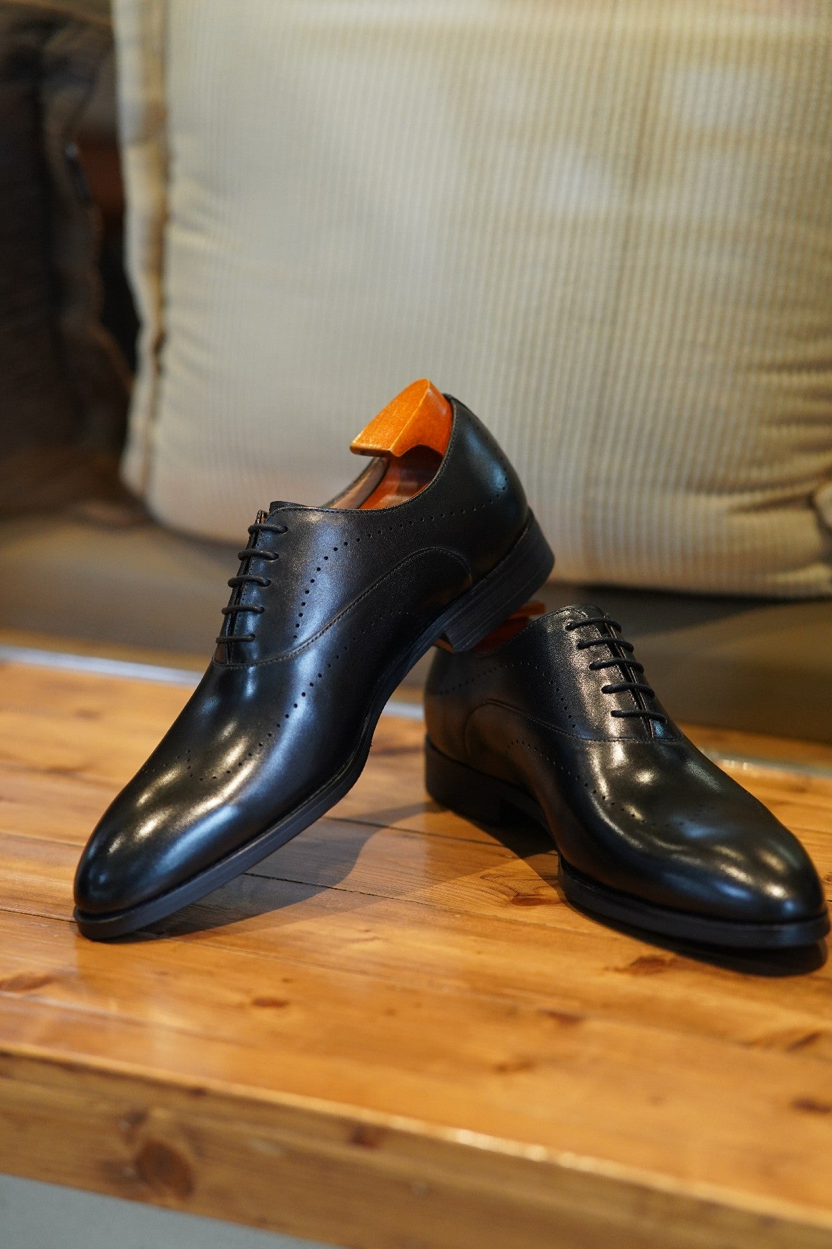 Brown Patina Luxury Italian Cut Oxford Shoes | LUXE & CRAFT