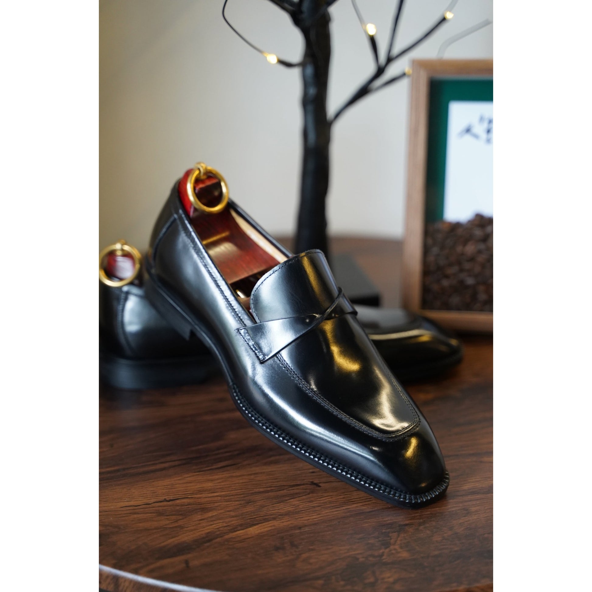 Premium Black Dress Loafers – Italian-Style Finish | Luxe & Craft
